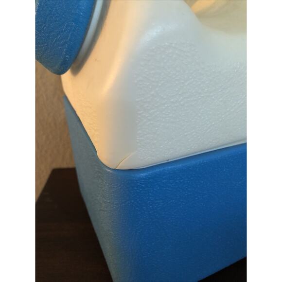 Vintage Kool Aid Drink Jug Cooler Lunchbox Blue & White - Picture 6 of 7